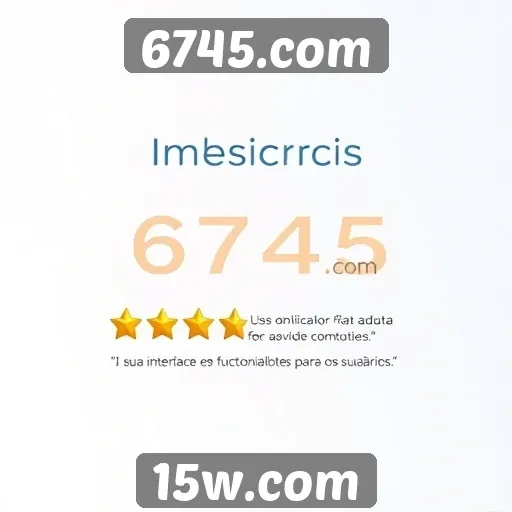 Experiência do usuário em 6745.com é avaliada positivamente